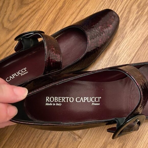 ROBERTO Capucci Firenze Brown Heel Pumps (size 8.5) NWT - Picture 8 of 12